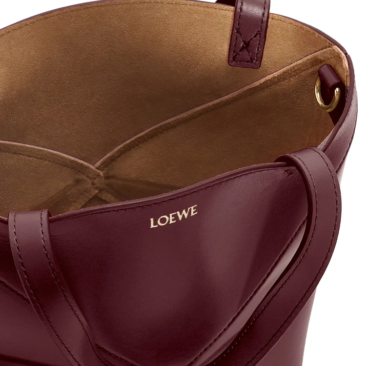 Женская сумка LOEWE (темно-бордовая) — фото 8