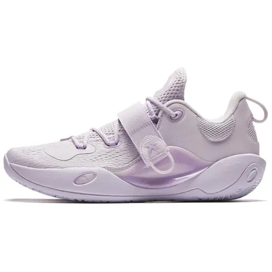 ANTA Basketball Shoes Men Low-Top Misty Purple/Light Dusty Purple