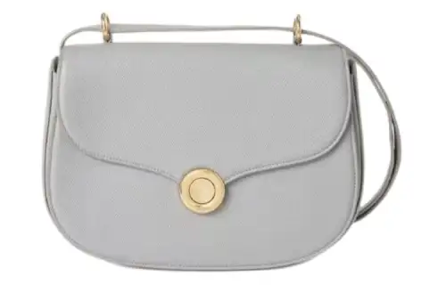 Loro Piana Ghiera Calfskin Handbag, Shoulder Bag, Crossbody Bag Medium Women's Gray