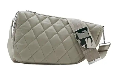 Burberry Shield Lambskin Messenger Bag, Shoulder Bag Medium Women's Mist