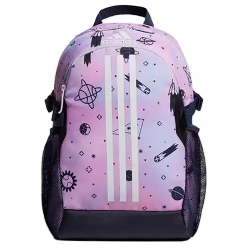 Adidas Polyester Backpack Regular Unisex Purple