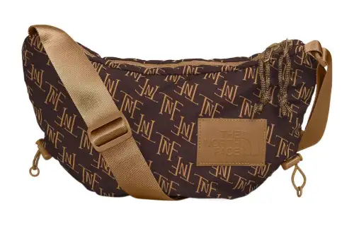 THE NORTH FACE Never Stop 7L One Shoulder Crossbody Outdoor Bag Nylon Coal Brown Women's