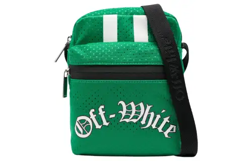 OFF WHITE Outdoor Mesh Baseba Crossbody Green