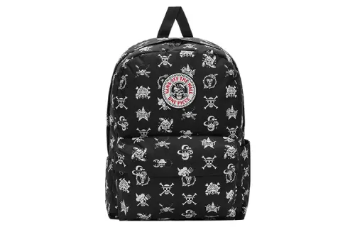 Vans One Piece Collaboration Polyester Backpack Regular Unisex Black