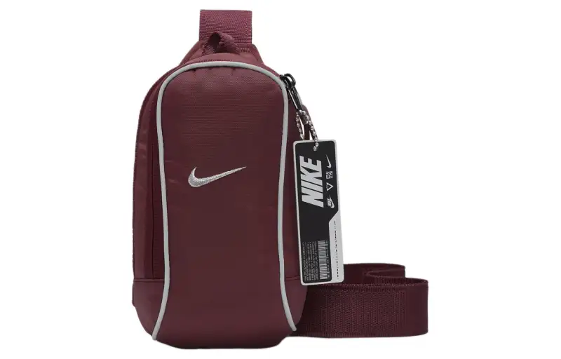 Nike Nylon Sling Bag Regular Men's Night Chestnut & Metallic Silver