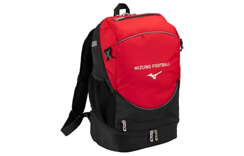 Mizuno Polyester Backpack Regular Unisex Red & Black