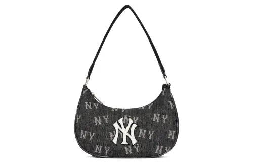 MLB New York Yankees Cotton Shoulder Bag, Handbag, Clutch, Student Backpack Unisex Gray