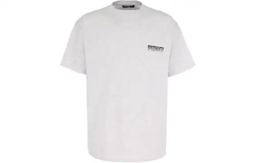 Balenciaga T Shirt Regular Fit Men's Gray