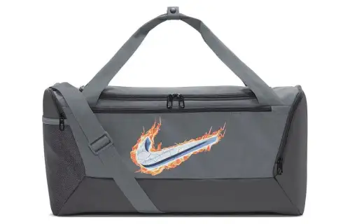 Nike Nylon Handbag, Shoulder Bag, Crossbody Bag, Travel Bag 24L Men's Gray