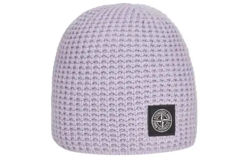 STONE ISLAND Wool, Polyamide, Nylon Beanies Unisex Purple