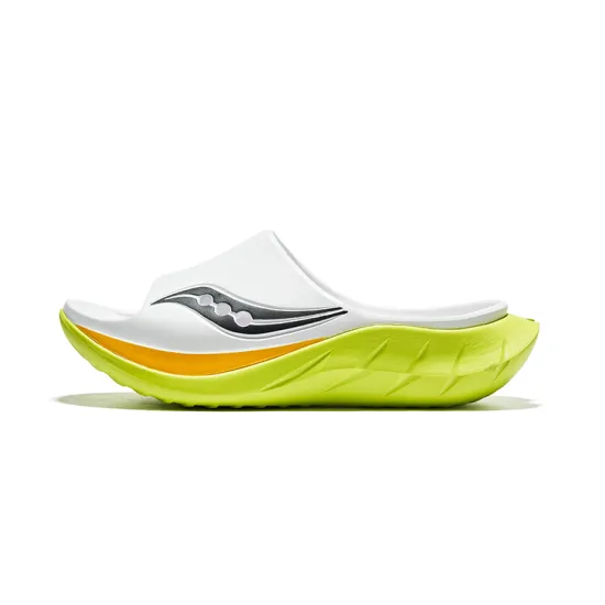 Saucony Cradle 2 Slide Slippers Unisex White, Green, Black