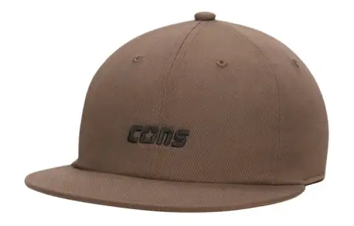 Converse Polyester Baseball Caps Unisex Brown