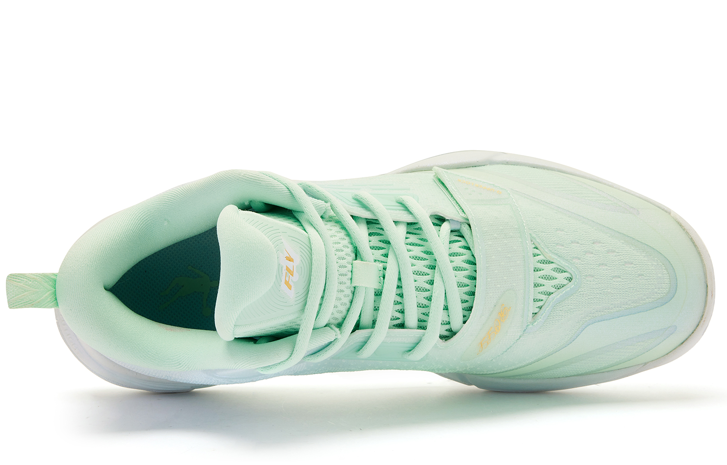 QIAODAN Wind Blade Fly By Q KUNGFU LIGHT Cushioning Slip Resistant Low top Basketball Shoes Men’s Green White