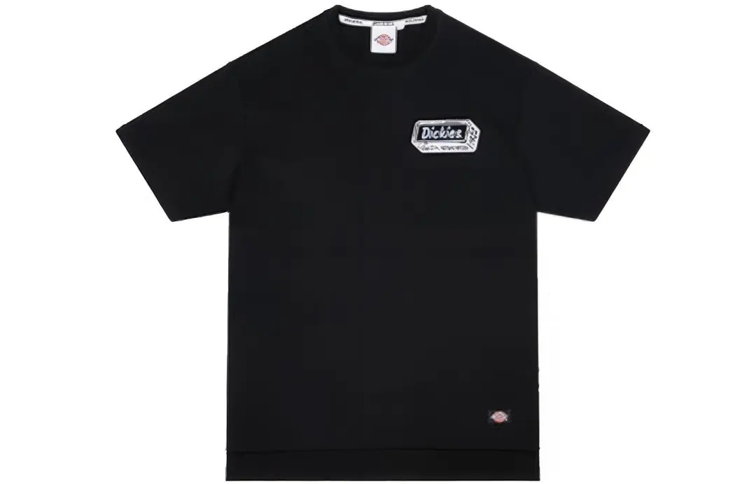Dickies T Shirts Unisex Black Crew Neck Moderate Straight Fit