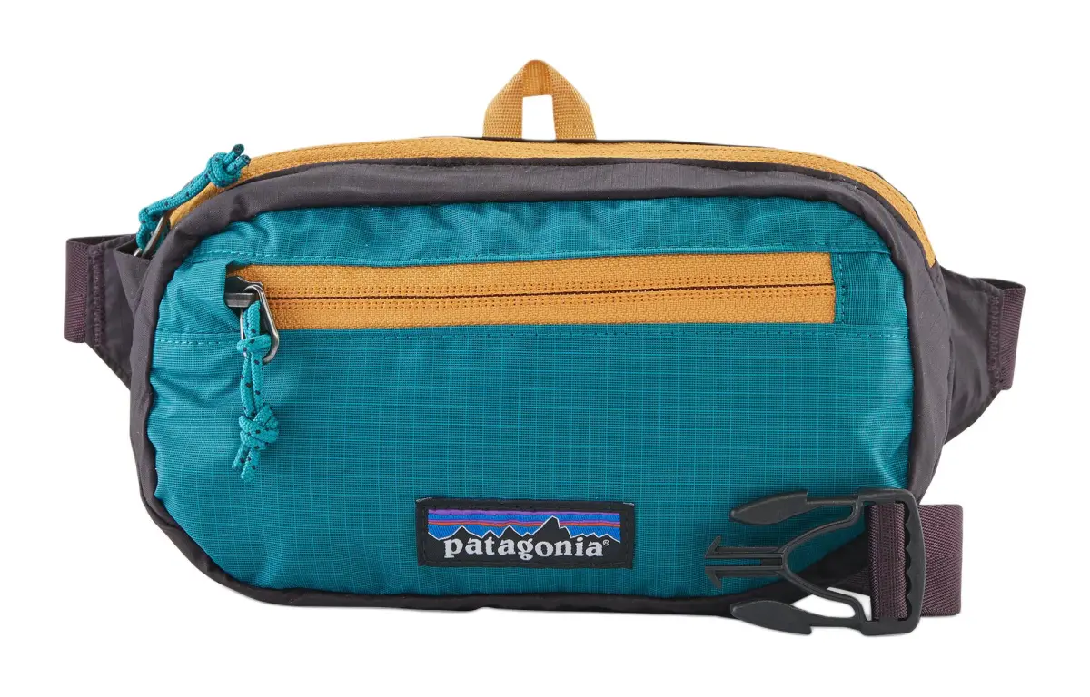 Patagonia 1L Fanny Pack Outdoor Bag Recycled Nylon Obsidian Plum Unisex