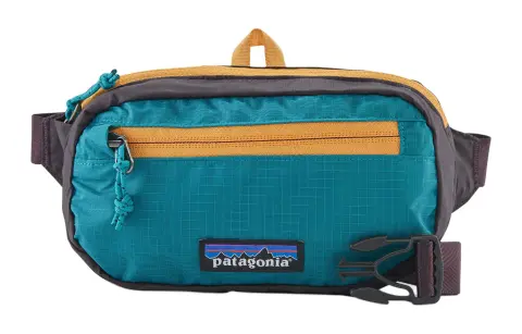 Patagonia 1L Fanny Pack Outdoor Bag Recycled Nylon Obsidian Plum Unisex