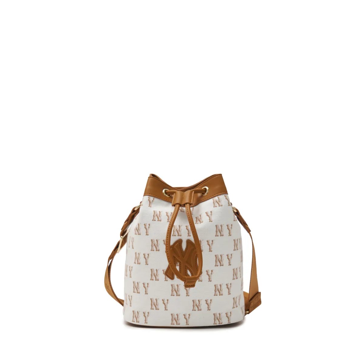 MLB Cotton Crossbody Bags Regular Women's Camel