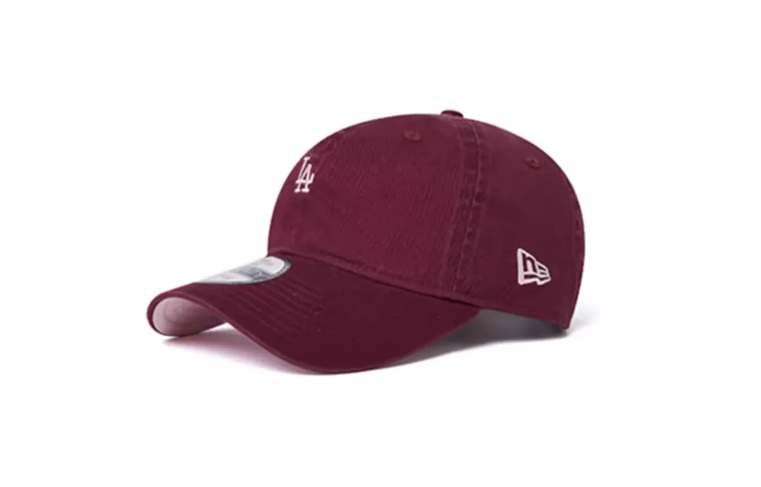 New Era Los Angeles Dodgers Embroidered Baseball Cap Burgundy