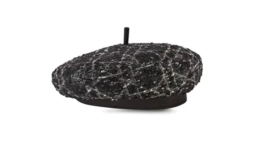 DIOR Cotton, Acrylic, Polyamide Berets Women's Black
