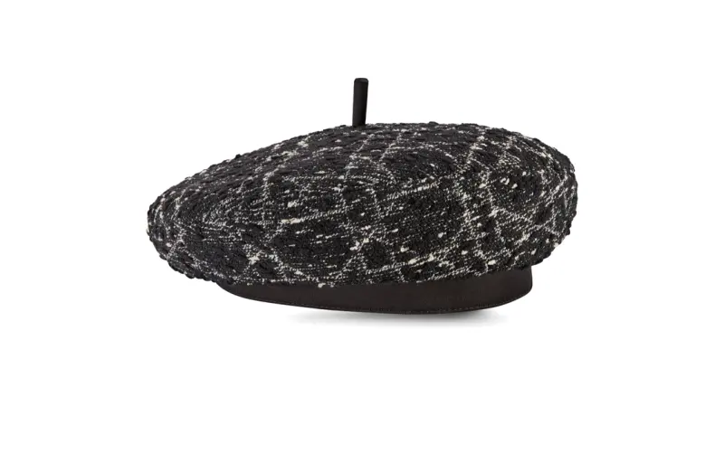DIOR Cotton, Acrylic, Polyamide Berets Women's Black