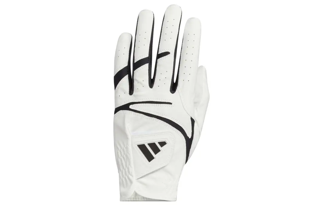 Adidas Polyurethane, Recycled Polyester, Synthetic Leather Sports Gloves Unisex White