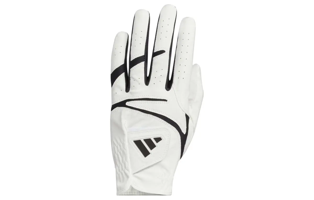 Adidas Polyurethane, Recycled Polyester, Synthetic Leather Sports Gloves Unisex White