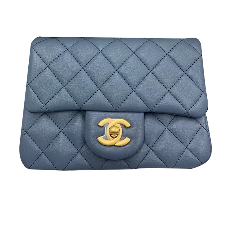Женская сумка Chanel 23K (синяя)