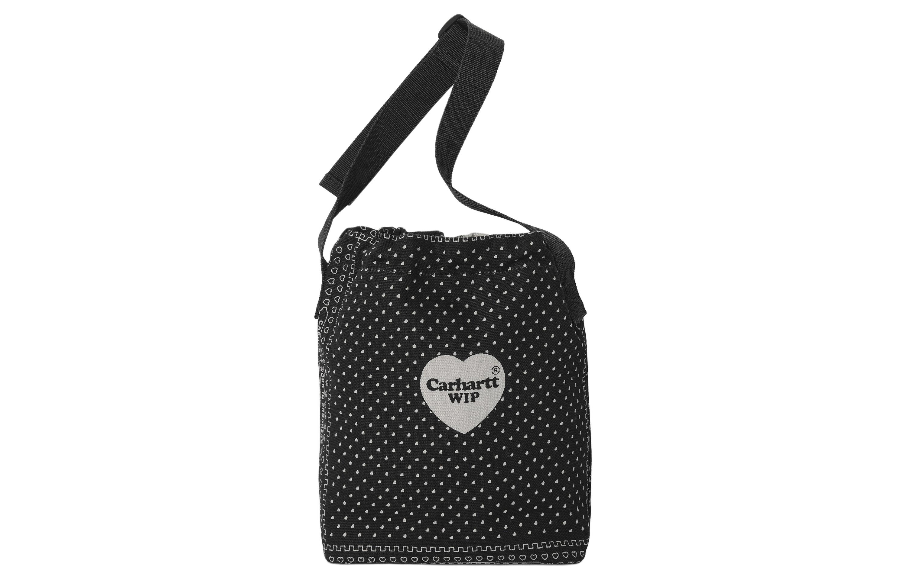 Мужская сумка Carhartt WIP Heart Bandana (черная) — фото 3