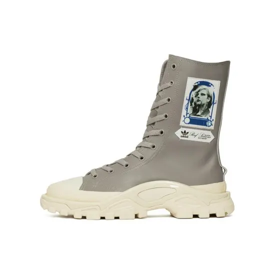 Adidas Detroit High Raf Simons Grey White