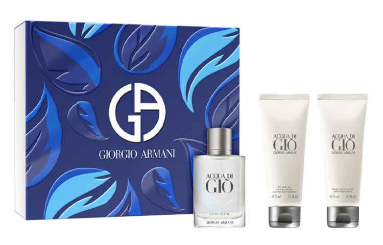 GIORGIO ARMANI Armani, perfume, fresh set, shower gel, after shave balm, 50 ml, 75 ml, 75 ml