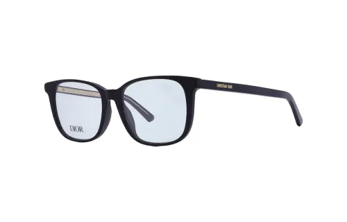 DIOR Plastic Square Sunglasses Unisex Black