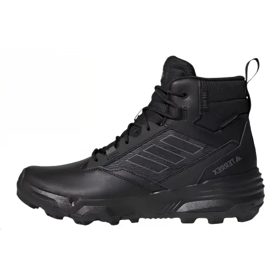 Adidas Terrex Unity Leather Mid Rain.RDY Core Black Grey