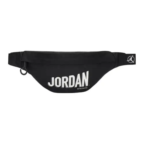 Jordan Polyester One Shoulder Crossbody Fanny Pack Regular Unisex Black