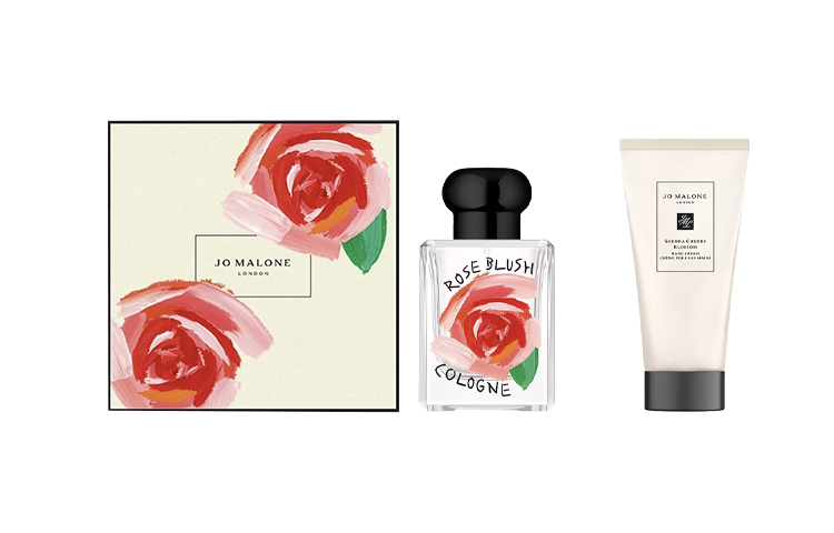 Perfume contains rose, hand cream, gift box, 50 ml, 50 ml