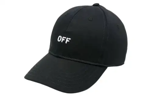OFF WHITE Logo Embroidered Baseball Cap