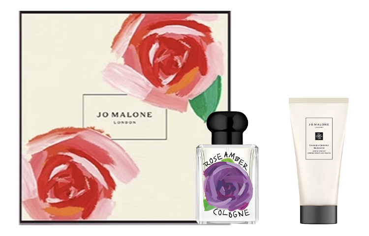 Perfume contains rose, perfumed hand cream, gift box, 50 ml, 50 ml