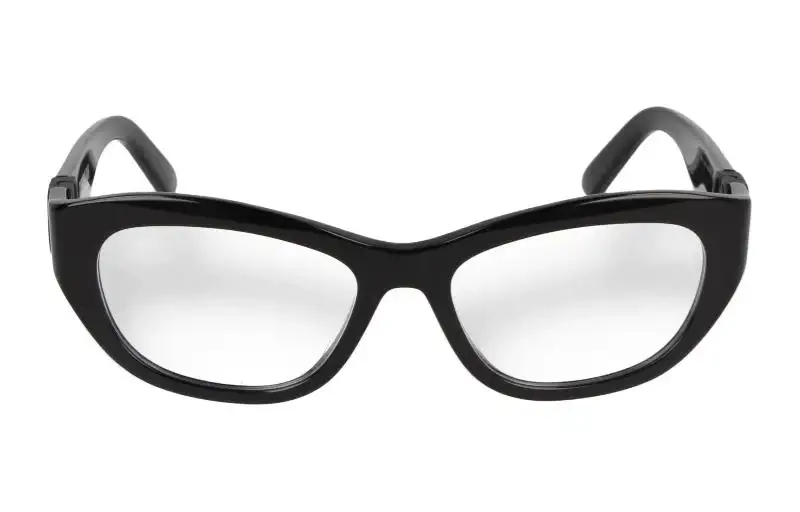 DIOR Acetate Cat Eye Eyeglass Frames Unisex Black