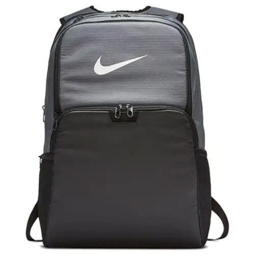 Nike Polyester Backpack Regular Unisex Gray