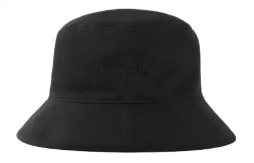 GUCCI Viscose, Cotton, Polyester Bucket Hats Men's Black