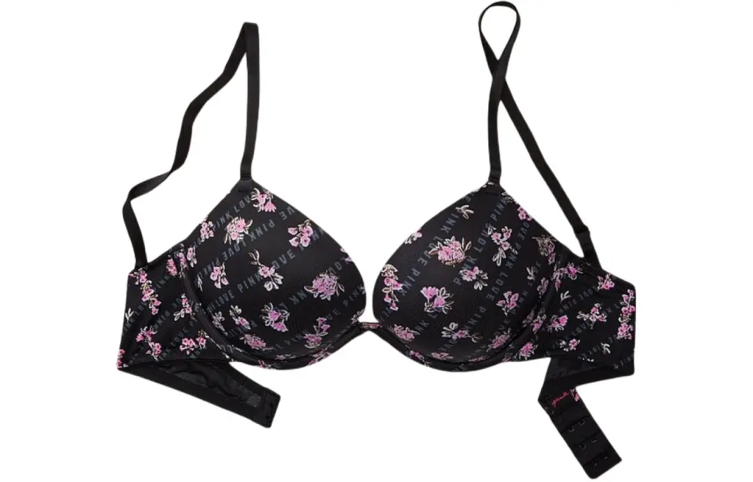Victoria's Secret PINK Girlish Bra Women's Black