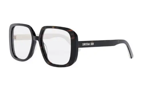 DIOR Irregular Shape Eyeglass Frames Women's Black