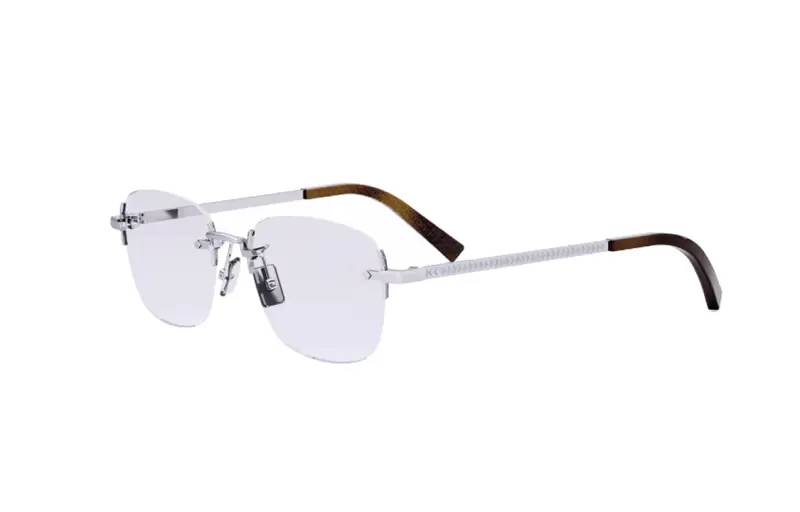 DIOR Acetate Butterfly Sunglasses Unisex White