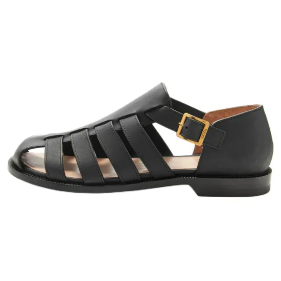 LOEWE Campo Leather Sandals