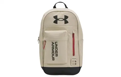 Under Armour Under Armour Polyester Backpack Regular Unisex Gray Beige