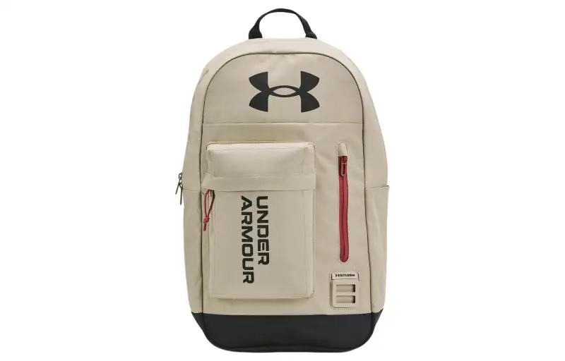 Under Armour Under Armour Polyester Backpack Regular Unisex Gray Beige
