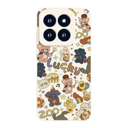 Xiaomi, matte cartoon cute face blush, compatible trend phone case *S, material, with little bears, internet celebrity, 14, 13/12, 11/10