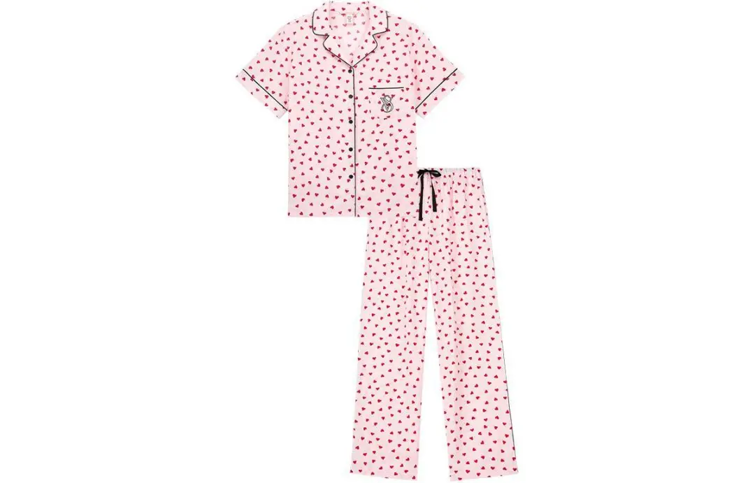 Victoria's Secret Pajama Set Women's Gift Box Set Included Pink