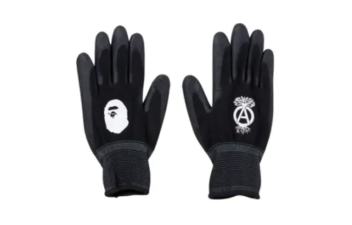 A BATHING APE Gloves Unisex Black