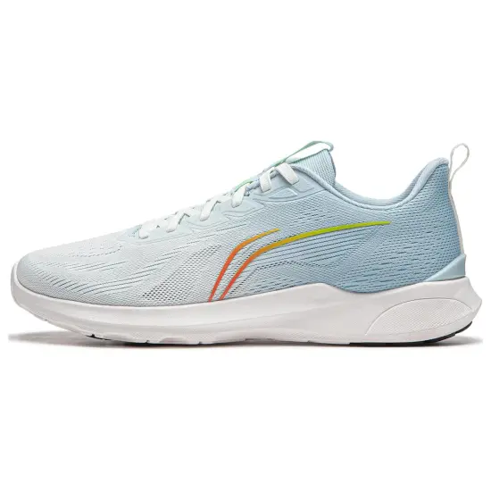 LiNing Qingyi Cushioned Anti Slip And Wear Resistant Lightweight Low Top Running Shoes Men's Blue