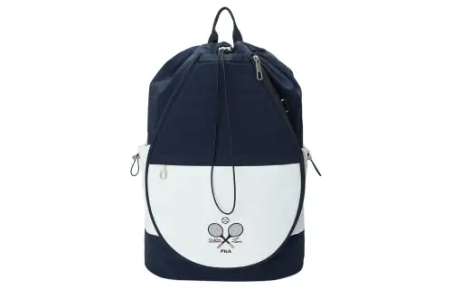 FILA Nylon Backpack Unisex Ink Marine Blue